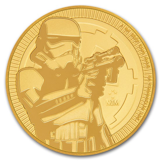 2018 Niue 1 oz Gold $250 Star Wars: Stormtrooper BU 2018 Niue 1 oz Gold $250 Star Wars: Stormtrooper BU